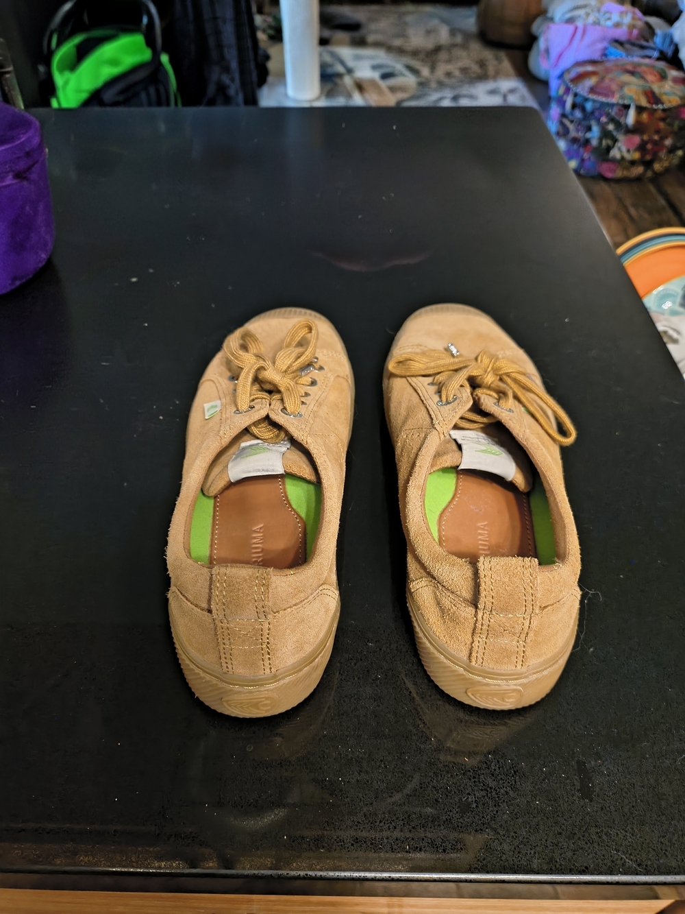 Cariuma Tan Suede With Gum Outsole Sneakers - Picture 2 of 4